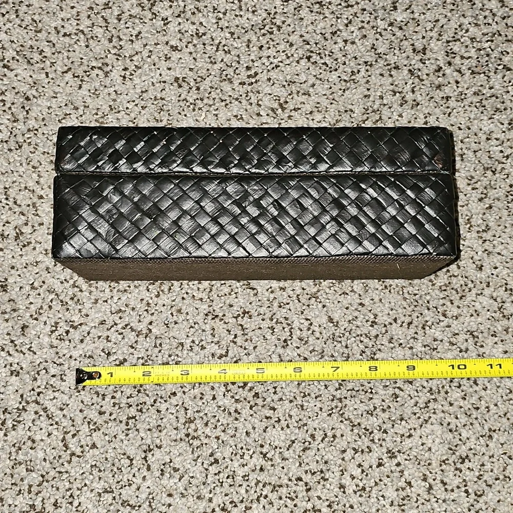 Ikea Long Brownish Black Woven Box
